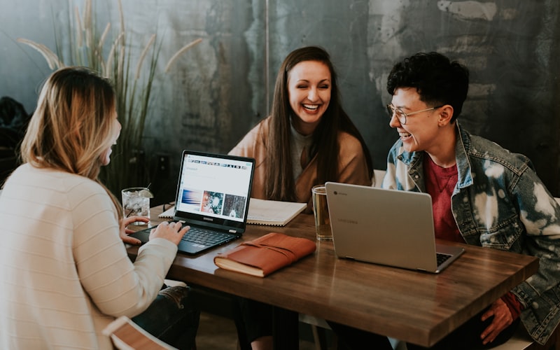 Account team in an ongoing working session